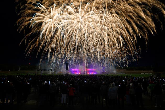26.09.2026, Pyronale 2026, Feuerwerks-Championat auf dem Maifeld am Olympiastadion Berlin, Berlin Deutschland, Germany