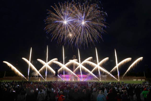 26.09.2026, Pyronale 2026, Feuerwerks-Championat auf dem Maifeld am Olympiastadion Berlin, Berlin Deutschland, Germany