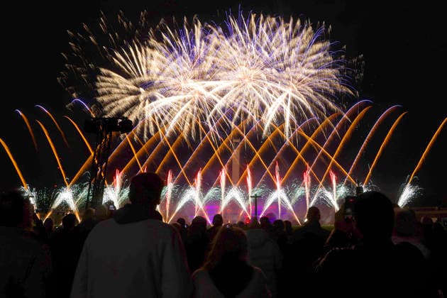 26.09.2026, Pyronale 2026, Feuerwerks-Championat auf dem Maifeld am Olympiastadion Berlin, Berlin Deutschland, Germany