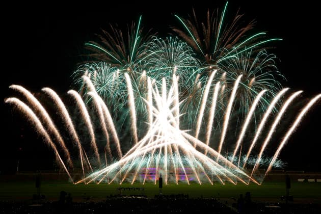 26.09.2026, Pyronale 2026, Feuerwerks-Championat auf dem Maifeld am Olympiastadion Berlin, Berlin Deutschland, Germany