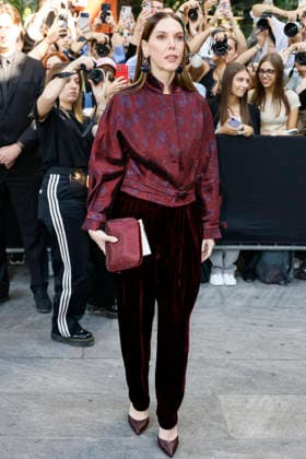 MFW Spring Summer 2027 Armani Arrival MP MILAN, ITALY - SEPTEMBER 27: Karen Mok arrives to Armani fashion show during the Milan Fashion Week - Womenswear Spring Summer 2027 on September 27, 2026 in Milan, Italy. Photo by Marco Piovanotto Abacapress.com Milan Italy  Copyright: xPiovanottoxMarco ABACAx