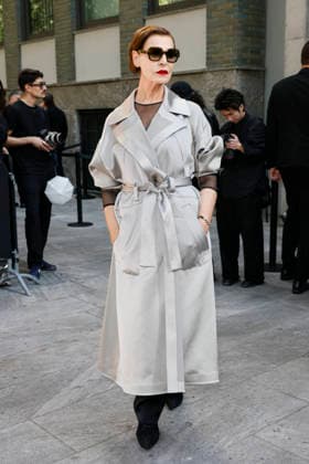 MFW Spring Summer 2027 Armani Arrival MP MILAN, ITALY - SEPTEMBER 27: Antonia Dell’Atte arrives to Armani fashion show during the Milan Fashion Week - Womenswear Spring Summer 2027 on September 27, 2026 in Milan, Italy. Photo by Marco Piovanotto Abacapress.com Milan Italy  Copyright: xPiovanottoxMarco ABACAx