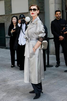 MFW Spring Summer 2027 Armani Arrival MP MILAN, ITALY - SEPTEMBER 27: Antonia Dell’Atte arrives to Armani fashion show during the Milan Fashion Week - Womenswear Spring Summer 2027 on September 27, 2026 in Milan, Italy. Photo by Marco Piovanotto Abacapress.com Milan Italy  Copyright: xPiovanottoxMarco ABACAx