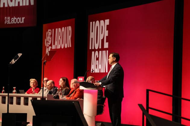 Labour Party Annual Conference 2026 Interim Leader of Welsh Labour Ken Skates MS speaks during the Labour Party Annual Conference 2026 at Convention Centre, Liverpool, United Kingdom on 27 September 2026 (Photo by Mark Cosgrove News Images) Liverpool Convention Centre Merseyside United Kingdom Copyright: xMarkxCosgrove NewsxImagesx