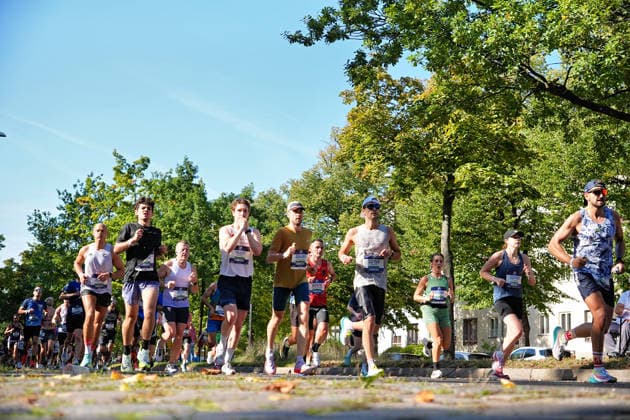 Berlin,27.09.2026, 52.BMW BERLIN-MARATHON,Impressionen vom Hohenzollerndamm im Bezirk Wilmersdorf