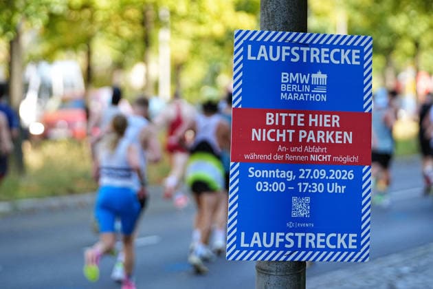 Berlin,27.09.2026, 52.BMW BERLIN-MARATHON,Impressionen vom Hohenzollerndamm im Bezirk Wilmersdorf