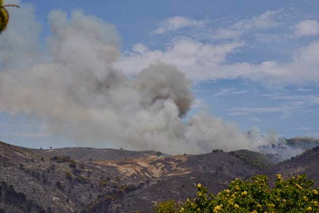 Forest Fire in Igualeja, Málaga Images of the forest fire in Igualeja, Málaga September 27, 2026 Á Igualeja, Málaga Igualeja, Málaga, Spain  Copyright: xÃlexxZeax 7804306