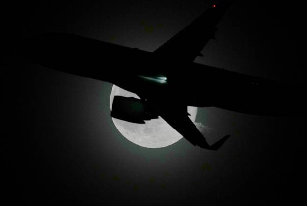 CHANGSHA, CHINA - SEPTEMBER 27: An aircraft takes off from Changsha Huanghua International Airport with the full moon during the Mid-Autumn Festival on September 27, 2026 in Changsha, Hunan Province of China. The Mid-Autumn Festival is a traditional Chinese holiday celebrating the harvest and the full moon.  Copyright: xVCGx 111669998907