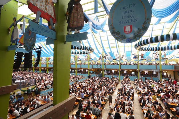 Germany world s largest beer festival Oktoberfest A general view of a beer tent during the world s largest beer festival Oktoberfest in Munich, Germany, September 27th , 2026 . Photo by Davide Elias Copyright: xDavidexEliasx