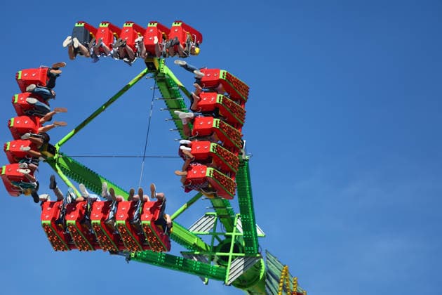Germany world s largest beer festival Oktoberfest Riders on a ride are seen during the world s largest beer festival Oktoberfest in Munich, Germany, September 27th , 2026 . Photo by Davide Elias Copyright: xDavidexEliasx