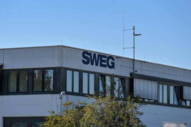 Weil am Rhein Warnstreik bei SWEG, Weil am Rhein, 27.09.2026 SWEG Gebaude in Weil am Rhein. Ver.DI Warnsteig bei SWEG ab Mittwoch fuer drei Tage- Warnstreik bei SWEG, Weil am Rhein, 27.09.2026 Copyright: xEibnerxPressefotox EP_THS