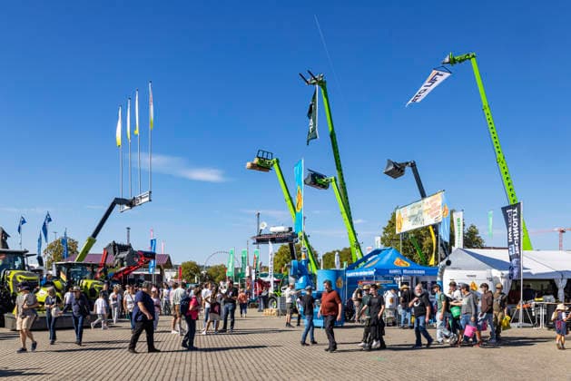 Eröffnung des Landwirtschaftliches Hauptfest in Bad Cannstatt. Süddeutschlands größte Fachmesse für Land-, Forst- und Ernährungswirtschaft zeigt in Messehallen und Tierzelten landwirtschaftliche Maschinen und verschiedene Nutztiere in der modernen Tierhaltung. 27.09.2026, Stuttgart, Baden-Württemberg, Deutschland