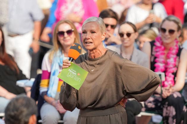 ZDF-Fernsehgarten 2026. Andrea Kiwi Kiewel im ZDF Fernsehgarten mit dem Motto Saison Finale am 27.09.2026 in Mainz. Mainz ZDF Fernsehgarten Rheinland-Pfalz