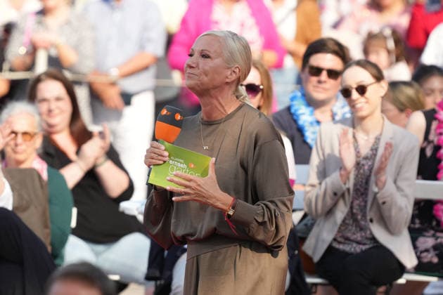 ZDF-Fernsehgarten 2026. Andrea Kiwi Kiewel im ZDF Fernsehgarten mit dem Motto Saison Finale am 27.09.2026 in Mainz. Mainz ZDF Fernsehgarten Rheinland-Pfalz