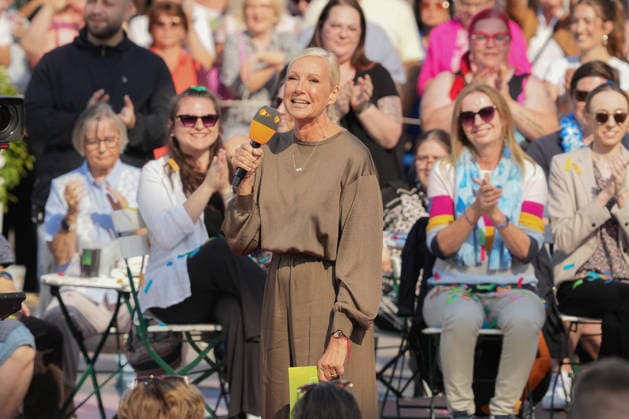 ZDF-Fernsehgarten 2026. Andrea Kiwi Kiewel im ZDF Fernsehgarten mit dem Motto Saison Finale am 27.09.2026 in Mainz. Mainz ZDF Fernsehgarten Rheinland-Pfalz