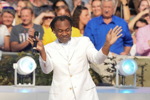 ZDF-Fernsehgarten 2026. Musiker Dr. Alban im ZDF Fernsehgarten mit dem Motto Saison Finale am 27.09.2026 in Mainz. Mainz ZDF Fernsehgarten Rheinland-Pfalz