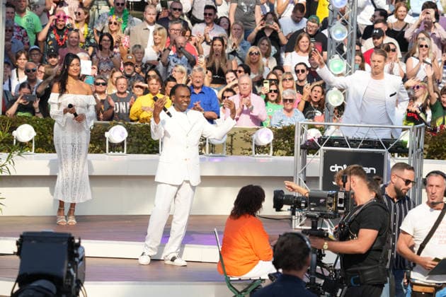 ZDF-Fernsehgarten 2026. Musiker Dr. Alban im ZDF Fernsehgarten mit dem Motto Saison Finale am 27.09.2026 in Mainz. Mainz ZDF Fernsehgarten Rheinland-Pfalz