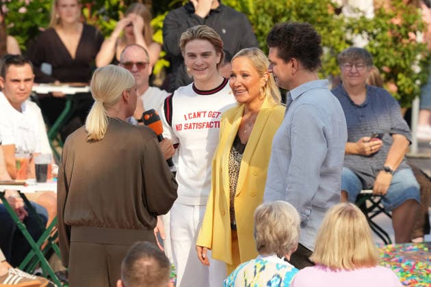ZDF-Fernsehgarten 2026. Andrea Kiwi Kiewel, Vincent Gross, utz van der Horst, Janine Kunze im ZDF Fernsehgarten mit dem Motto Saison Finale am 27.09.2026 in Mainz. Mainz ZDF Fernsehgarten Rheinland-Pfalz