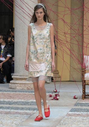 IPA89046487 - Milan, Italy: HUI Milano SS27 MFW Fashion Show and Guests—Spring Summer 2027 In the photo: HUI Milano runway show  Copyright: xNickxZonnaxxcopyrightx x xNickxZonnax IPA89046487