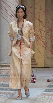 IPA89046504 - Milan, Italy: HUI Milano SS27 MFW Fashion Show and Guests—Spring Summer 2027 In the photo: HUI Milano runway show  Copyright: xNickxZonnaxxcopyrightx x xNickxZonnax IPA89046504