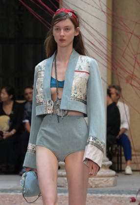 IPA89046506 - Milan, Italy HUI Milano SS27 MFW Fashion Show and Guests Spring Summer 2027 In the photo: HUI Milano runway show  Copyright: xNickxZonnaxxcopyrightx x xNickxZonnax IPA89046506