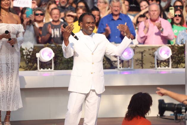Dr. Alban in der TV Show ZDF-Fernsehgarten - Finalparty˜ auf dem Mainzer Lerchenberg. Mainz, 27.09.2026 Copyright: xAgenturxMatthiasxWehnertx xM.xGränzdörferx