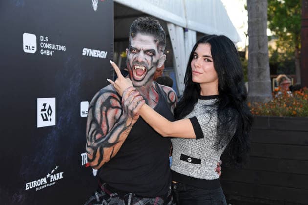 Marc Terenzi mit Freundin Priscilla DiLaura bei der TRAUMATICA - CREATOR EDITION zum 10-jährigen Jubiläum im Europa-Park in Rust am 27.09.2026