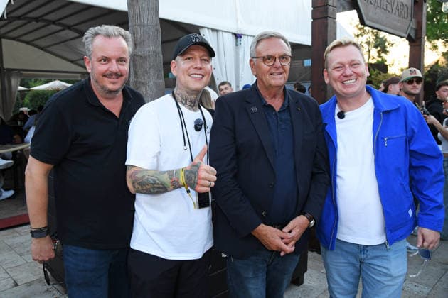 Michael Mack, MontanaBlack, Roland Mack, Jens Knossalla aka Knossi bei der TRAUMATICA - CREATOR EDITION zum 10-jährigen Jubiläum im Europa-Park in Rust am 27.09.2026