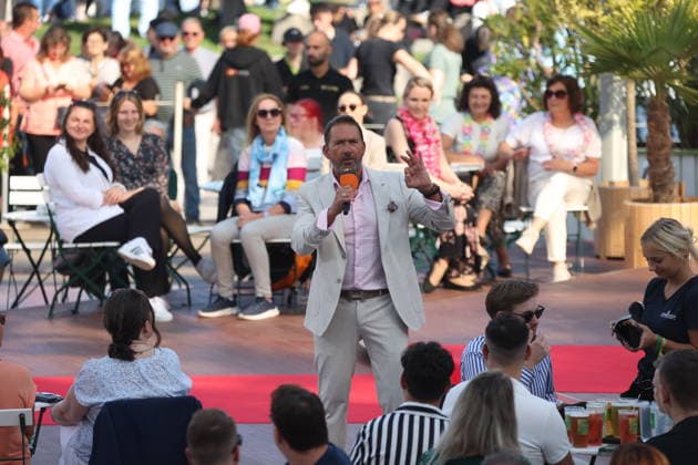 Markus Schöffel in der TV Show ZDF-Fernsehgarten - Finalparty˜ auf dem Mainzer Lerchenberg. Mainz, 27.09.2026 Copyright: xAgenturxMatthiasxWehnertx xM.xGränzdörferx