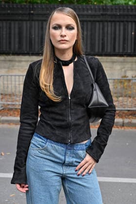PFW Christopher Esber Outside Arrivals Camille Razat arriving at Christopher Esber show during Paris Fashion Week, in Paris, France on 6 October 2026. Photo by Julien Reynaud APS-Medias ABACAPRESS.COM Paris France  Copyright: xReynaudxJulien APS-Medias ABACAx