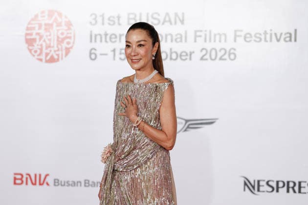stars gather at busan international film festival in south korea Malaysian actress Michelle Yeoh poses for photographs during a photocall ahead of the opening ceremony of the 31st Busan International Film Festival (BIFF) at the Busan Cinema Center in Busan, South Korea, on October 06, 2026. Busan South Korea  Copyright: xMatrixxImages JungxUi-Chelx