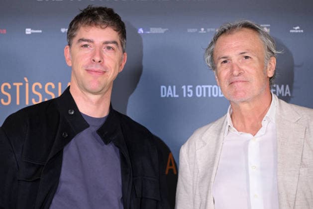 October 6, 2026, Rome, Rome, Italy: Michele Riondino and Fabrizio Ferracane during the photocall for the presentation of the film Zustissia, inspired by the true story of the longest miscarriage of justice in Italian history: 33 years of wrongful imprisonment. Rome, October 6, 2026 Rome Italy  - ZUMAa289 20261006_zia_a289_103 Copyright: xMariaxLauraxAntonellix xAgfx