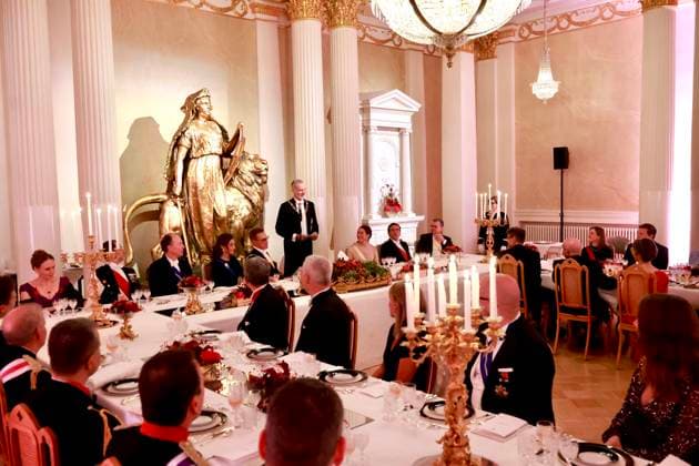 06-10-2026 Gala King Felipe and Queen Letizia and President Alexander Stubb and Suzanne Innes-Stubb pose before the dinner at the Presidential palace in Helsinki, Finland. Â  Copyright: xPPEx