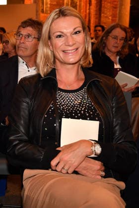 Maria Riesch bei der Verleihung der Bayerischen Staatsmedaille fuer soziale Verdienste in der Allerheiligen-Hofkirche, Residenz am 6.10.2026 in Muenchen Maria Riesch attends the presentation of the Bavarian State Medal for Social Merit in the All Saints Court Church (Allerheiligen-Hofkirche) at the Residenz on October 6, 2026 in Munich, Germany Bayerische Staatsmedaille fuer Maria Riesch und die Huber Brueder in Muenchen