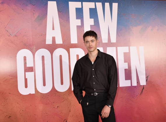 NEW YORK, NY- OCTOBER 6: Tom Blyth at the press conference for A Few Good Men at Lincoln Center Theater in the Vivian Beaumont Theatre on October 6, 2026 in New York City. Copyright: xmpi099 MediaPunchx