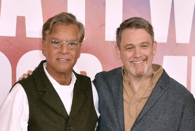 NEW YORK, NY- OCTOBER 6: Aaron Sorkin and Michael Arden at the press conference for A Few Good Men at Lincoln Center Theater in the Vivian Beaumont Theatre on October 6, 2026 in New York City. Credit: AdMedia New York City USA  - ZUMAa123 20261006_zaa_a123_096 Copyright: xJohnxFyckex