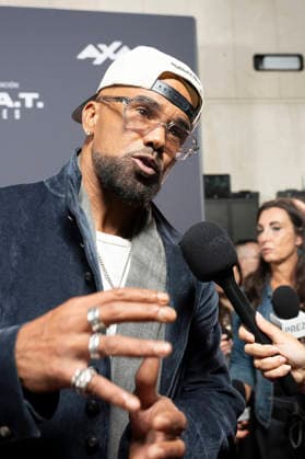 October 6, 2026, Madrid, Spain: Shemar Moore attends the S.W.A.T. Exiles premiere at Palacio de la Prensa in Madrid. Madrid Spain - ZUMAs197 20261006_aaa_s197_199 Copyright: xAtilanoxGarciax