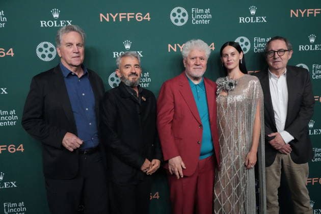 October 6, 2026, New York, Ny, USA: TOM BERNARD, DANIEL BATTSEK, PEDRO ALMODOVAR, MILENA SMIT and MICHAEL BARKER attend the Bitter Christmas Premiere At The 64th New York Film Festiva at Film at Lincoln Center,.Alice Tully Hall, Lincoln Center, NYC.October 6, 2026 . Bitter Christmas Premiere At The 64th New York Film Festiva at Film at Lincoln Center,.Alice Tully Hall, Lincoln Center, NYC.October 6, 2026 . New York USA - ZUMAms4_ 20261006_faf_ms4_011 Copyright: xSoniaxMoskowitzxGordonx