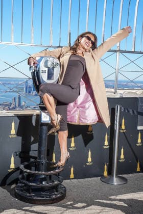 Jesse James Decker visits the Empire State Building on Tuesday, October 6, 2026, in New York City.  NYP202610062202 STEPHANIxSPINDEL