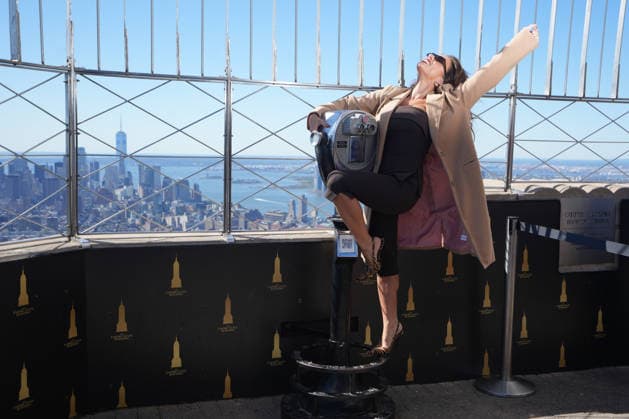 Jesse James Decker visits the Empire State Building on Tuesday, October 6, 2026, in New York City.  NYP202610062203 STEPHANIxSPINDEL
