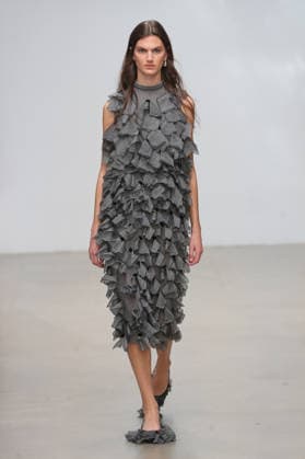 PFW - CFCL Runway A model walks the runway during the CFCL Ready to Wear Fall Winter 2026-2027 fashion show as part of Paris Fashion Week on March 10, 2026 in Paris, France. Photo by Alain-Gil Gonzalez ABACAPRESS.COM Paris France  Copyright: xGonzalezxAlain-Gil ABACAx