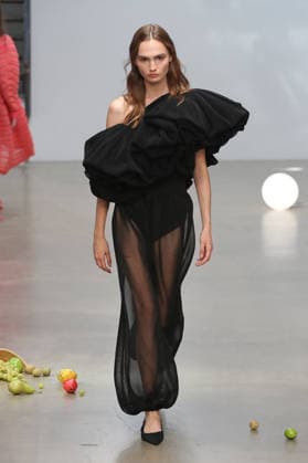 PFW - CFCL Runway A model walks the runway during the CFCL Ready to Wear Fall Winter 2026-2027 fashion show as part of Paris Fashion Week on March 10, 2026 in Paris, France. Photo by Alain-Gil Gonzalez ABACAPRESS.COM Paris France  Copyright: xGonzalezxAlain-Gil ABACAx