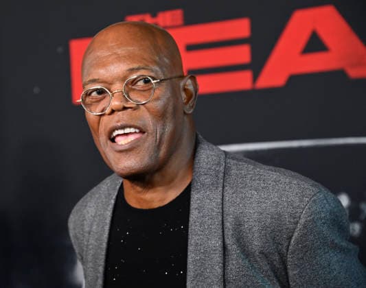 Cast member Samuel L. Jackson attends the premiere of the motion picture thriller The Beast at the Academy museum of Motion Pictures in Los Angeles on Tuesday, October 10, 2026. Storyline: When a militia of unidentified hostiles coordinates a coup against the U.S., the president uncovers the extent of The Beast s highly classified offensive capabilities in order to save his life and America.  LAP20261006837 JIMxRUYMEN