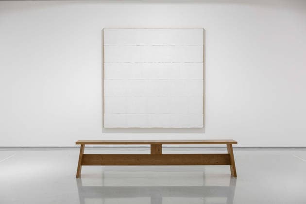 Robert Ryman: The Real Thing at Barbican Art Gallery, London, UK 7 October 2026 The Painting of the Mysterious Shadow, 1966 on display at Robert Ryman: The Real Thing at the Barbican Art Gallery, London, UK, on 7 October 2026. The first significant UK exhibition of American minimalist and conceptual painter Robert Ryman (1930 2019) in over 30 years brings together six decades of work, on view from 8 October 2026., Credit:Pete Speller Avalon  Copyright: xPetexSpellerx xAvalonx 1141198961