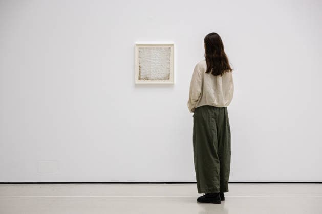 Robert Ryman: The Real Thing at Barbican Art Gallery, London, UK 7 October 2026 Untitled, ca 1961 on display at Robert Ryman: The Real Thing at the Barbican Art Gallery, London, UK, on 7 October 2026. The first significant UK exhibition of American minimalist and conceptual painter Robert Ryman (1930 2019) in over 30 years brings together six decades of work, on view from 8 October 2026., Credit:Pete Speller Avalon  Copyright: xPetexSpellerx xAvalonx 1141199033