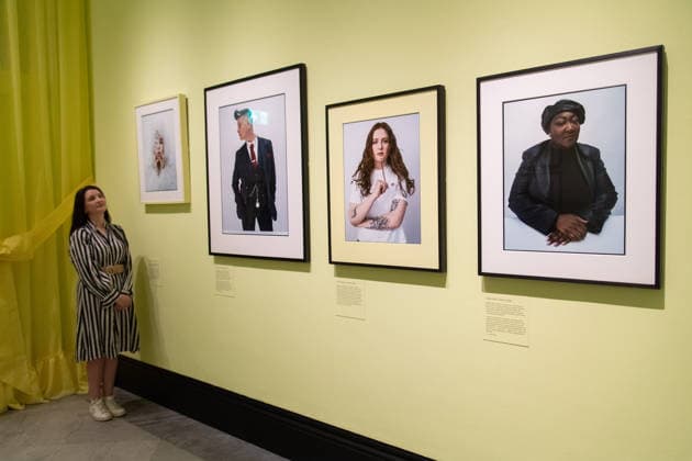 Tim Walker s Fairyland: Love and Legends Photo Call at National Portrait Gallery, London, UK - 7 October 2026 A staff member views (L-R) - Shon Faye , Joelle Taylor , Alice Oseman , Lady Phill all by Tim Walker as part of The National Portrait Gallery s Tim Walker s Fairyland: Love and Legends Exhibition which runs from 9th October 2026 - 7th February 2027 at National Portrait Gallery in London, England, UK on Wednesday 7 October, 2026., Credit:Justin Ng Avalon UK, England, London, National Portrait Gallery  Copyright: xJustinxNgx xAvalonx 1141202422