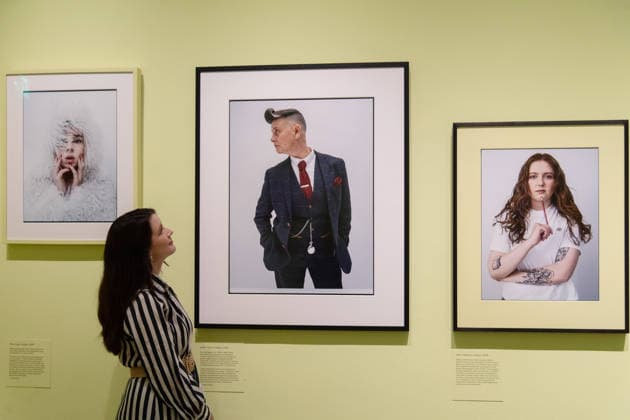 Tim Walker s Fairyland: Love and Legends Photo Call at National Portrait Gallery, London, UK - 7 October 2026 A staff member views (L-R) - Shon Faye , Joelle Taylor , Alice Oseman all by Tim Walker as part of The National Portrait Gallery s Tim Walker s Fairyland: Love and Legends Exhibition which runs from 9th October 2026 - 7th February 2027 at National Portrait Gallery in London, England, UK on Wednesday 7 October, 2026., Credit:Justin Ng Avalon UK, England, London, National Portrait Gallery  Copyright: xJustinxNgx xAvalonx 1141202425
