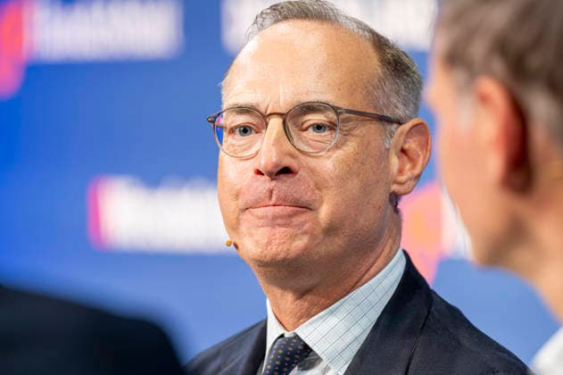 Oliver Bäte EUR, Deutschland, Berlin, 07.10.2026: Oliver Bäte CEO Allianz SE,besucht die in Berlin stattfindene Jubiläumsveranstaltung von 80 Jahre Handelsblatt und 100 Jahre WirtschaftsWoche.