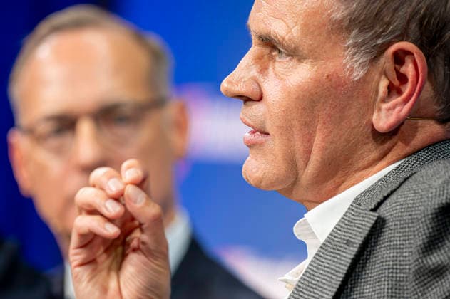 Oliver Blume EUR, Deutschland, Berlin, 07.10.2026: Oliver Blume CEO Volkswagen Group, besucht die in Berlin stattfindene Jubiläumsveranstaltung von 80 Jahre Handelsblatt und 100 Jahre WirtschaftsWoche.