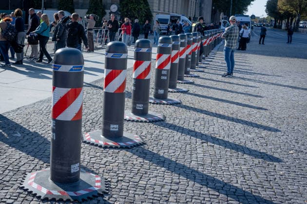 Berlin, Bebelplatz, Gedenken Berlin, Bebelplatz, Gedenken an die 1.200 Opfer des islamischen Terrorangriffs auf Israel am 7. Oktober 2023, Sicherheit, Polizei Berlin Berlin GER